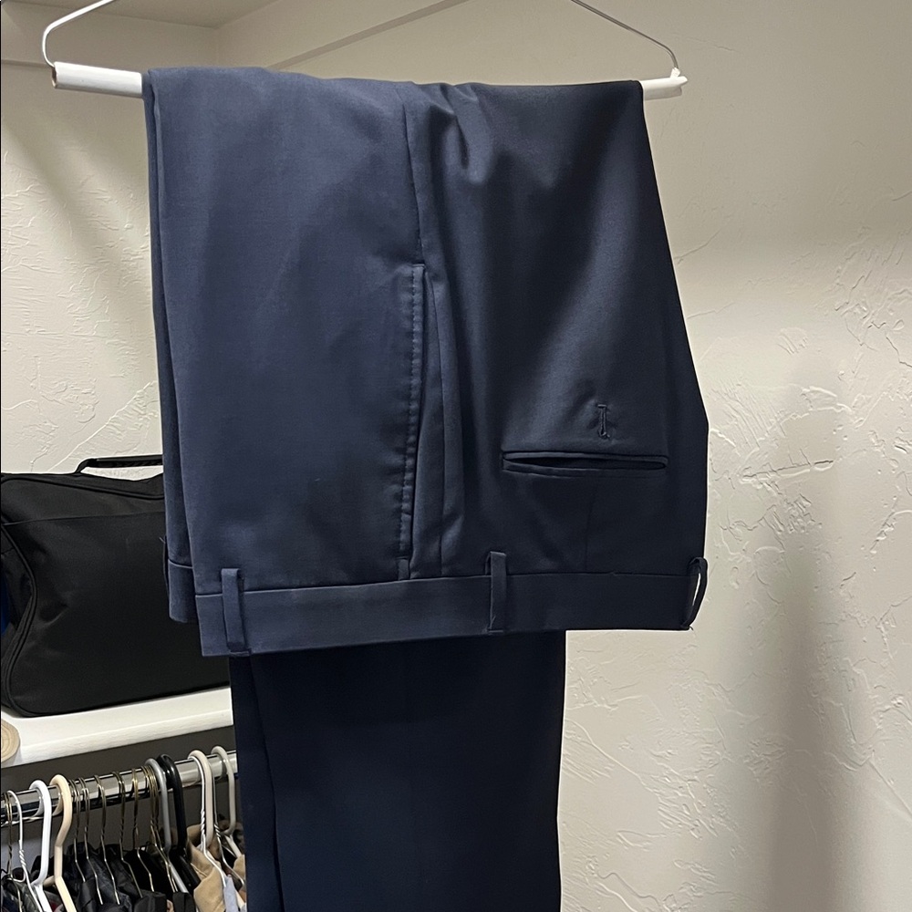 Kenneth Cole Dark Blue Dress Pants